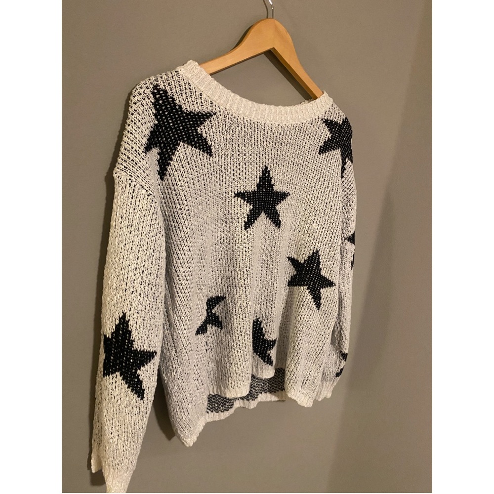 B&W Star Sweater